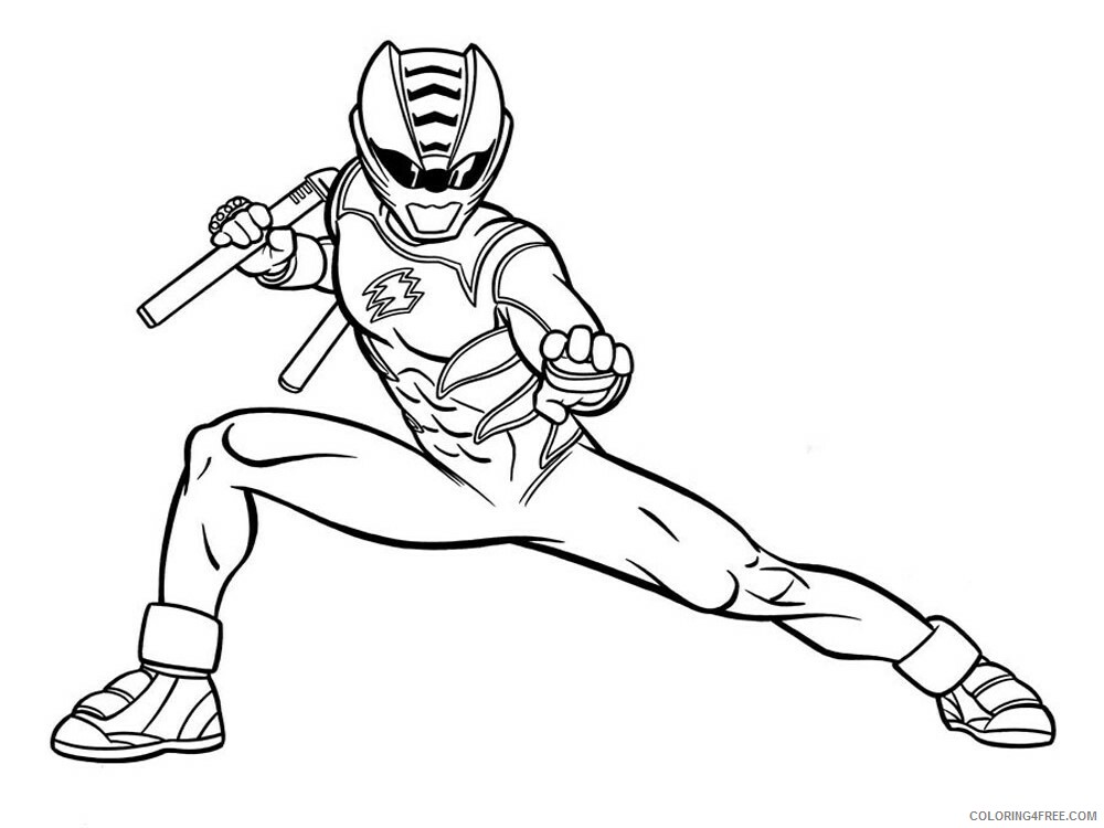 Power Rangers Coloring Pages TV Film Power Rangers 24 Printable 2020 06772 Coloring4free