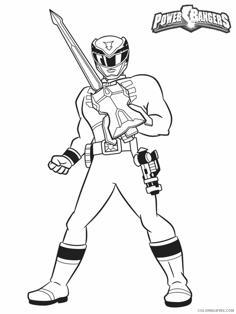 Power Rangers Coloring Pages TV Film Power Rangers 3 Printable 2020 06782 Coloring4free