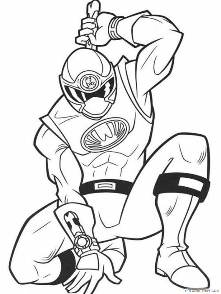 Power Rangers Coloring Pages TV Film Power Rangers 7 Printable 2020 06820 Coloring4free