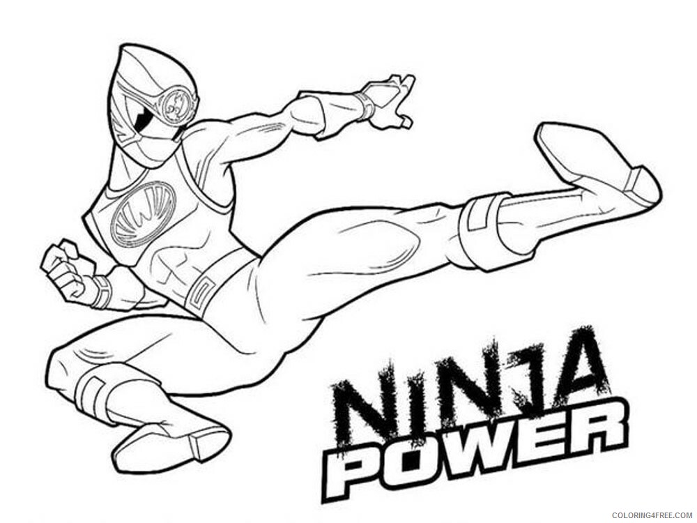 Power Rangers Coloring Pages TV Film Power Rangers 9 Printable 2020 06824 Coloring4free