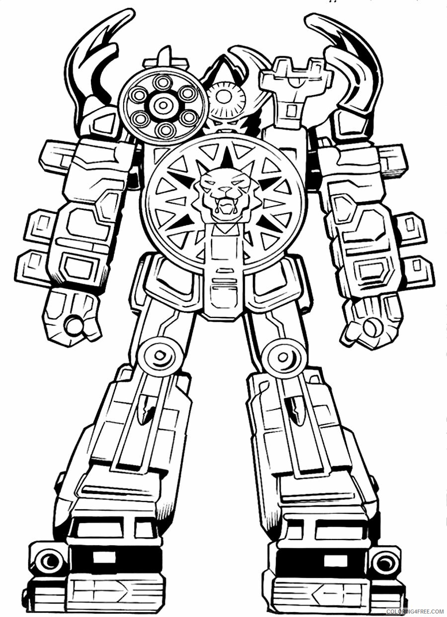 Power Rangers Coloring Pages TV Film Power Rangers Megaforce Printable 2020 06842 Coloring4free