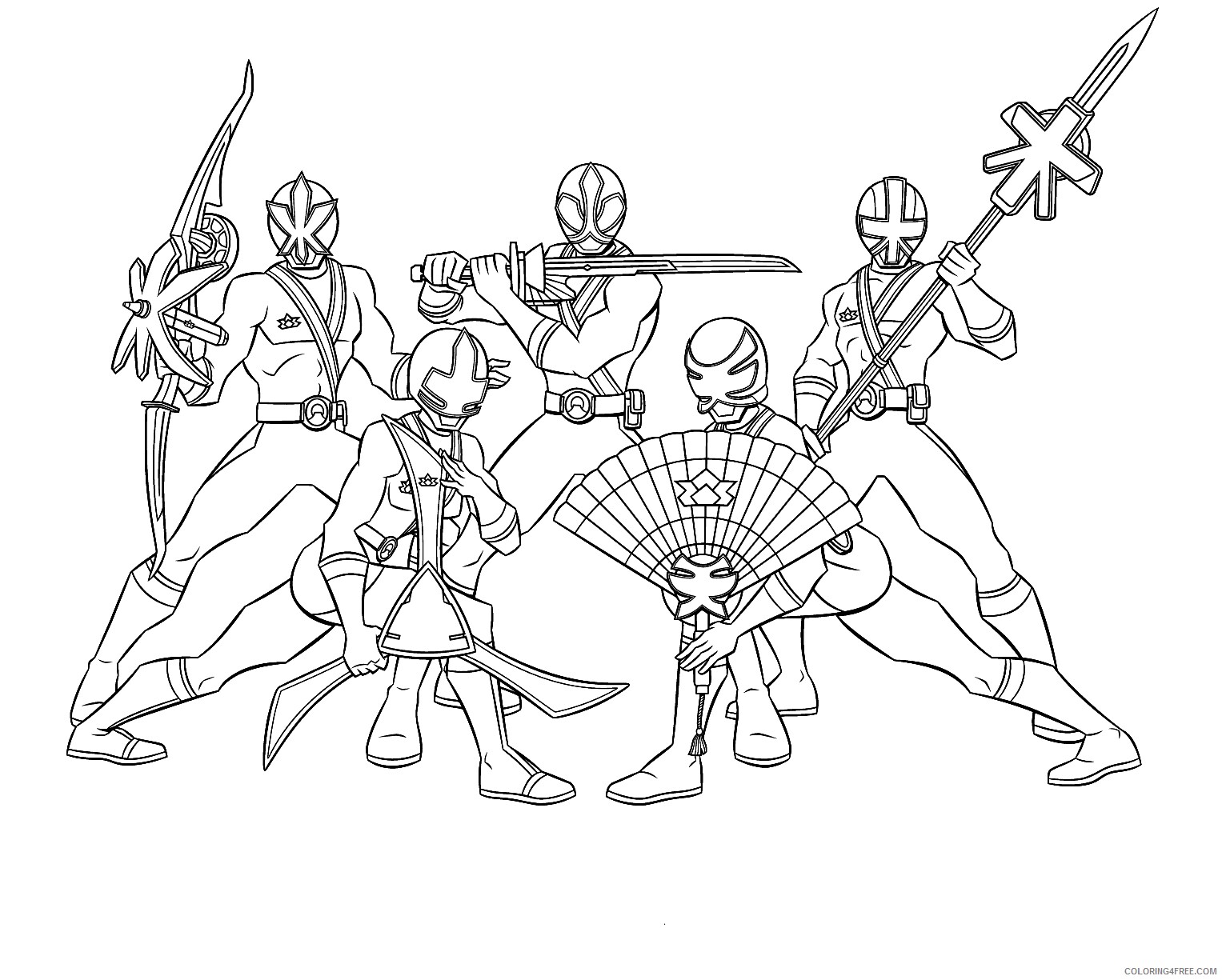 Power Rangers Coloring Pages TV Film Power Rangers Printable 2020 06741 Coloring4free