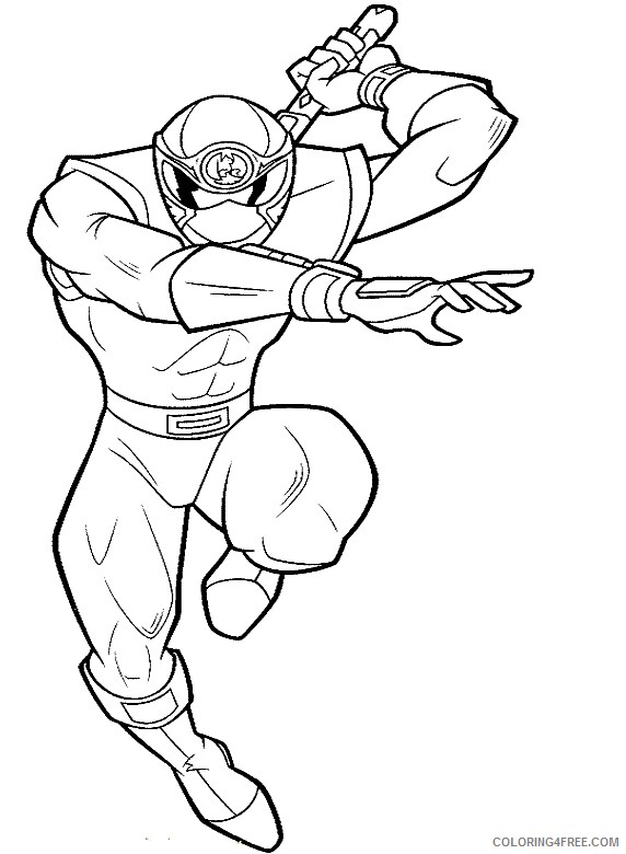 Power Rangers Coloring Pages TV Film Power Rangers for Kids Printable 2020 06828 Coloring4free