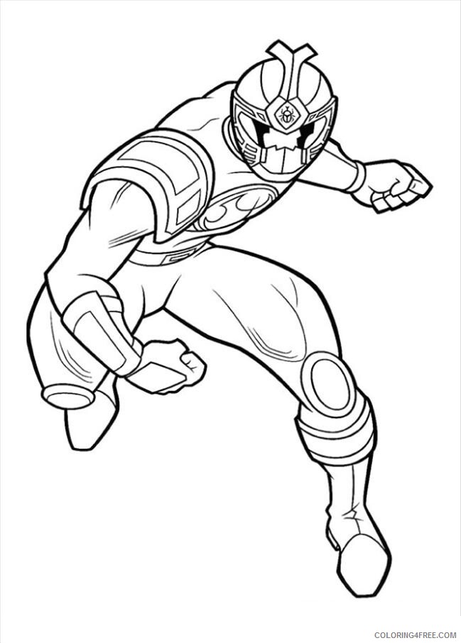 Power Rangers Coloring Pages TV Film Red Power Ranger Printable 2020 06852 Coloring4free