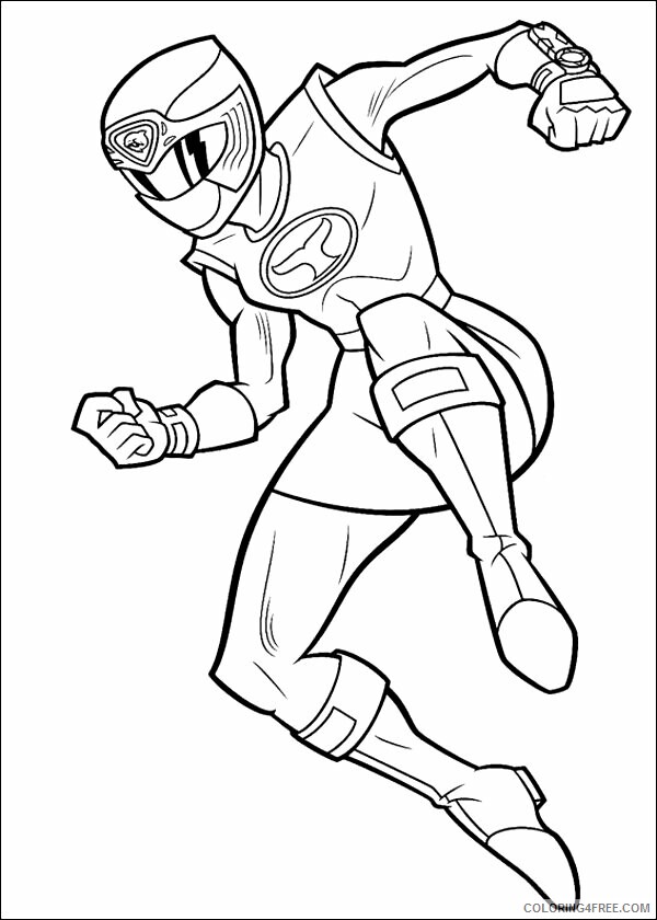 Power Rangers Coloring Pages TV Film Yellow Power Ranger Printable 2020 06853 Coloring4free