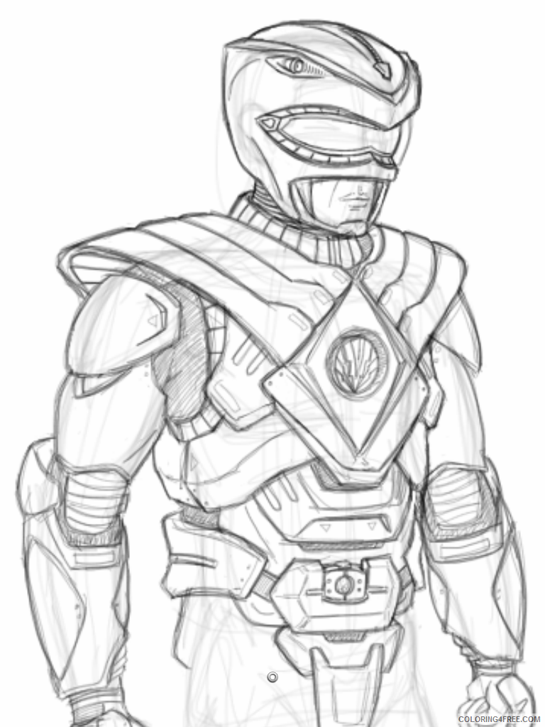 Power Rangers Coloring Pages TV Film of Power Rangers Printable 2020 06685 Coloring4free