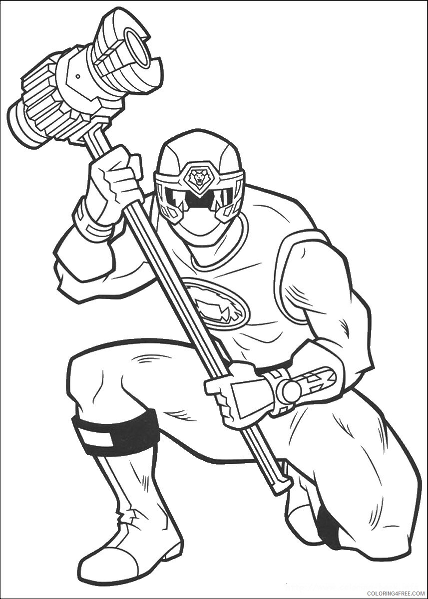 Power Rangers Coloring Pages TV Film power rangers 104 Printable 2020 06715 Coloring4free