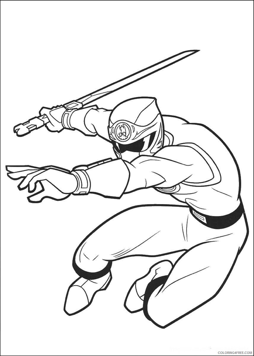 Power Rangers Coloring Pages TV Film power rangers 105 Printable 2020 06716 Coloring4free