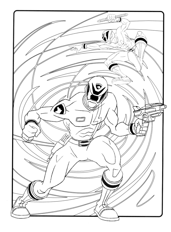 Power Rangers Coloring Pages TV Film power rangers 2 Printable 2020 06761 Coloring4free