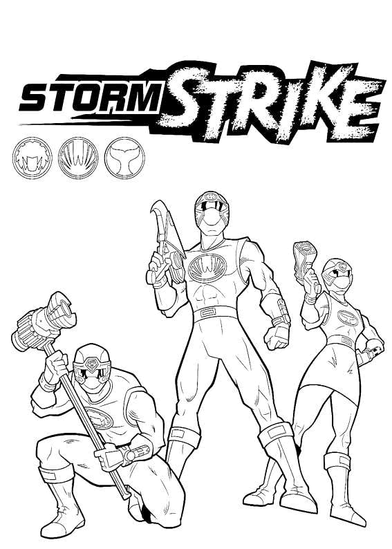 Power Rangers Coloring Pages TV Film power rangers 3 Printable 2020 06781 Coloring4free