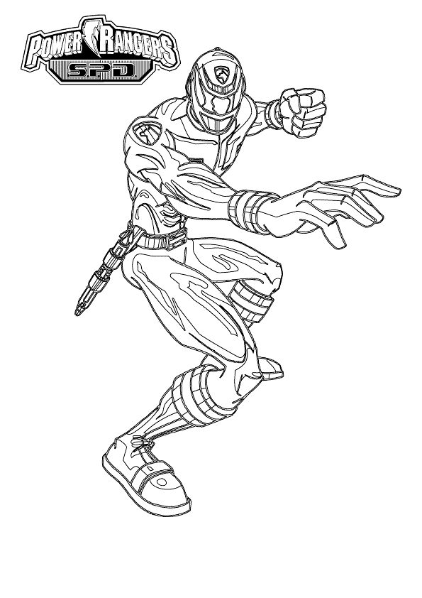 Power Rangers Coloring Pages TV Film power rangers 48 Printable 2020 06803 Coloring4free