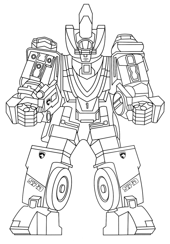 Power Rangers Coloring Pages TV Film power rangers 5 Printable 2020 06805 Coloring4free