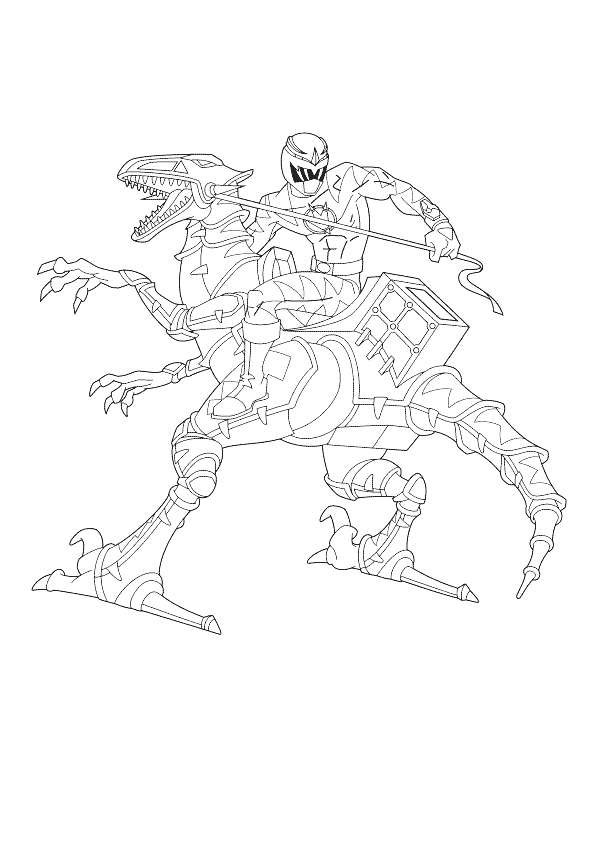 Power Rangers Coloring Pages TV Film power rangers 53 Printable 2020 06808 Coloring4free