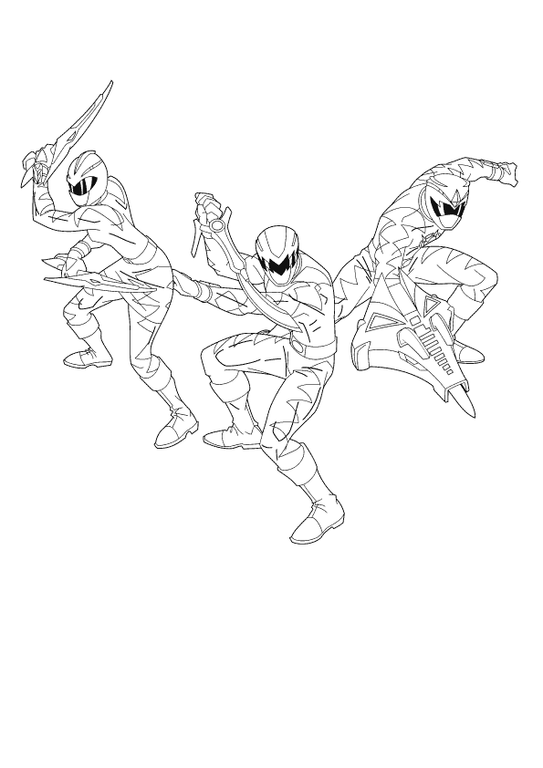 Power Rangers Coloring Pages TV Film power rangers 56 Printable 2020 06811 Coloring4free