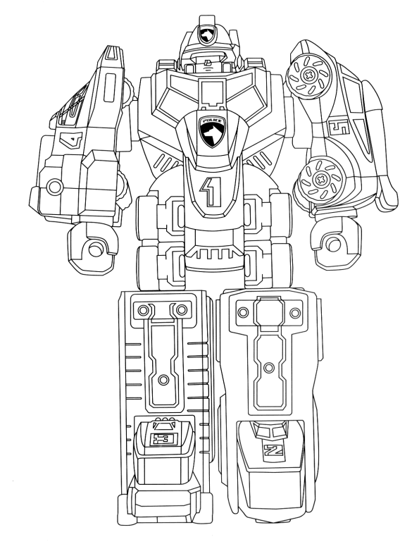 Power Rangers Coloring Pages TV Film power rangers 7 Printable 2020 06819 Coloring4free
