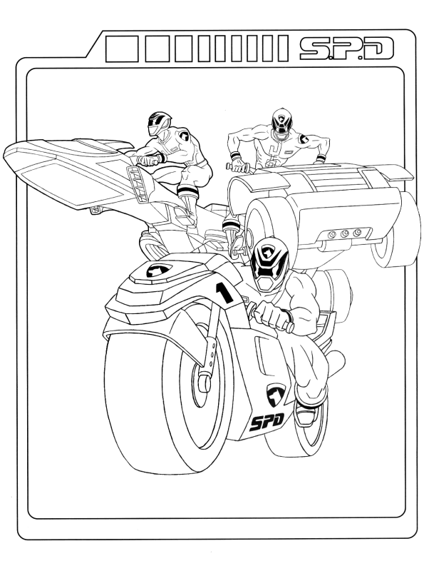 Power Rangers Coloring Pages TV Film power rangers 80SBC Printable 2020 06727 Coloring4free
