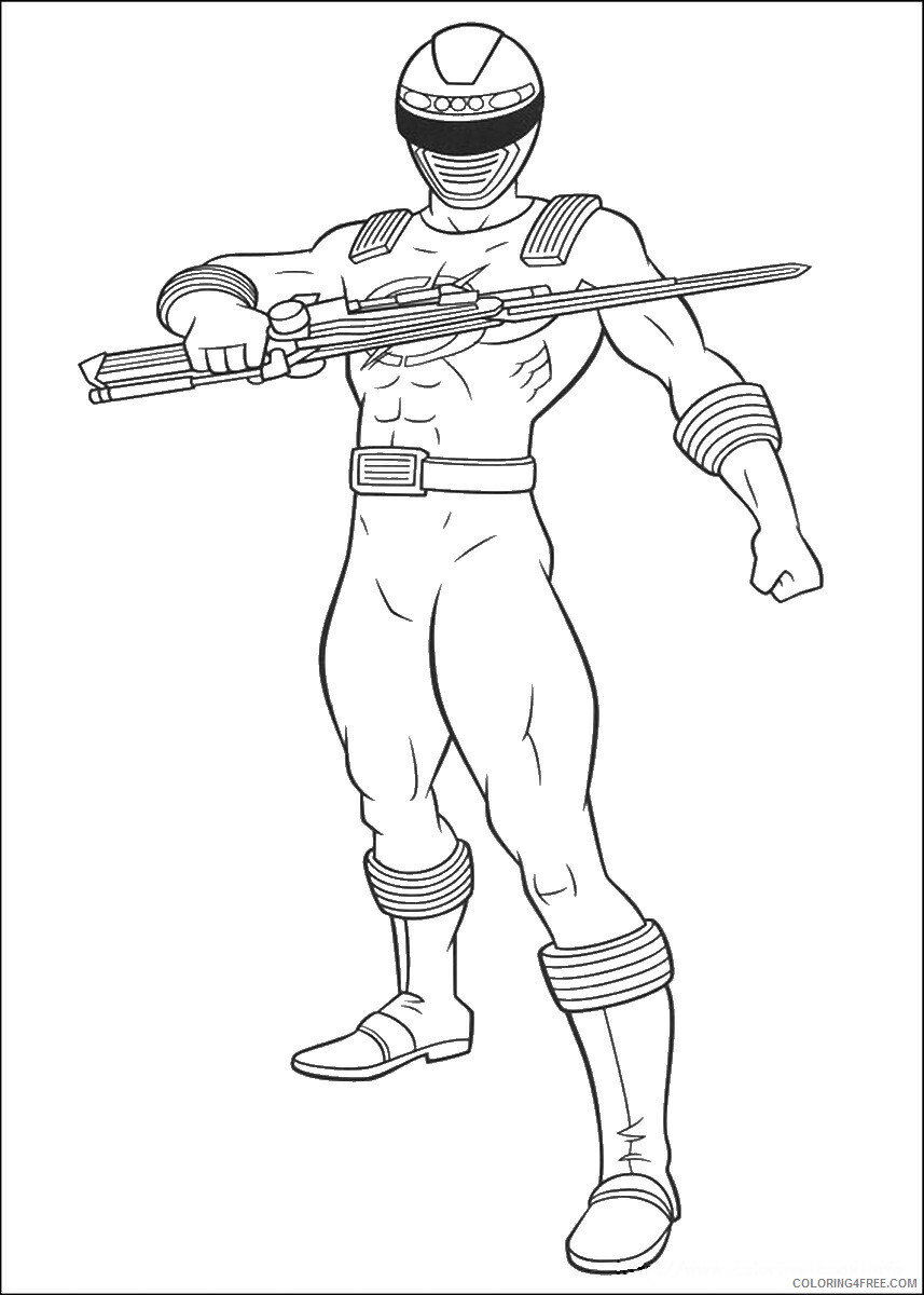 Power Rangers Coloring Pages TV Film power rangers 88 Printable 2020 06720 Coloring4free