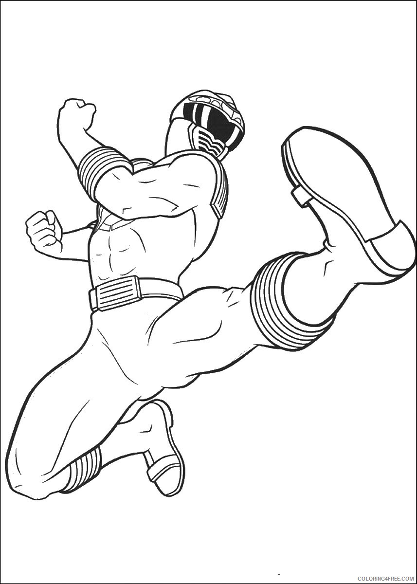 Power Rangers Coloring Pages TV Film power rangers 89 Printable 2020 06721 Coloring4free