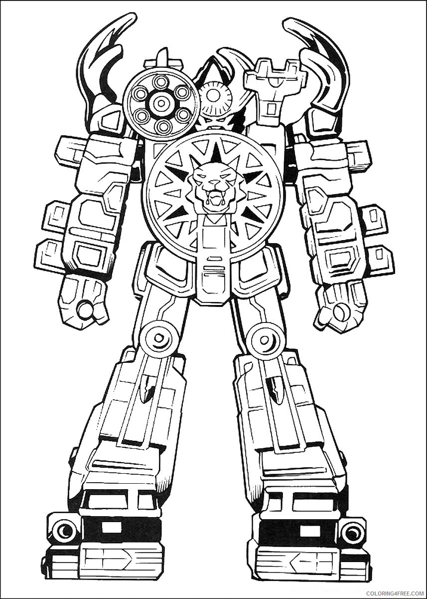 Power Rangers Coloring Pages TV Film power_ranger_80 Printable 2020 06692 Coloring4free