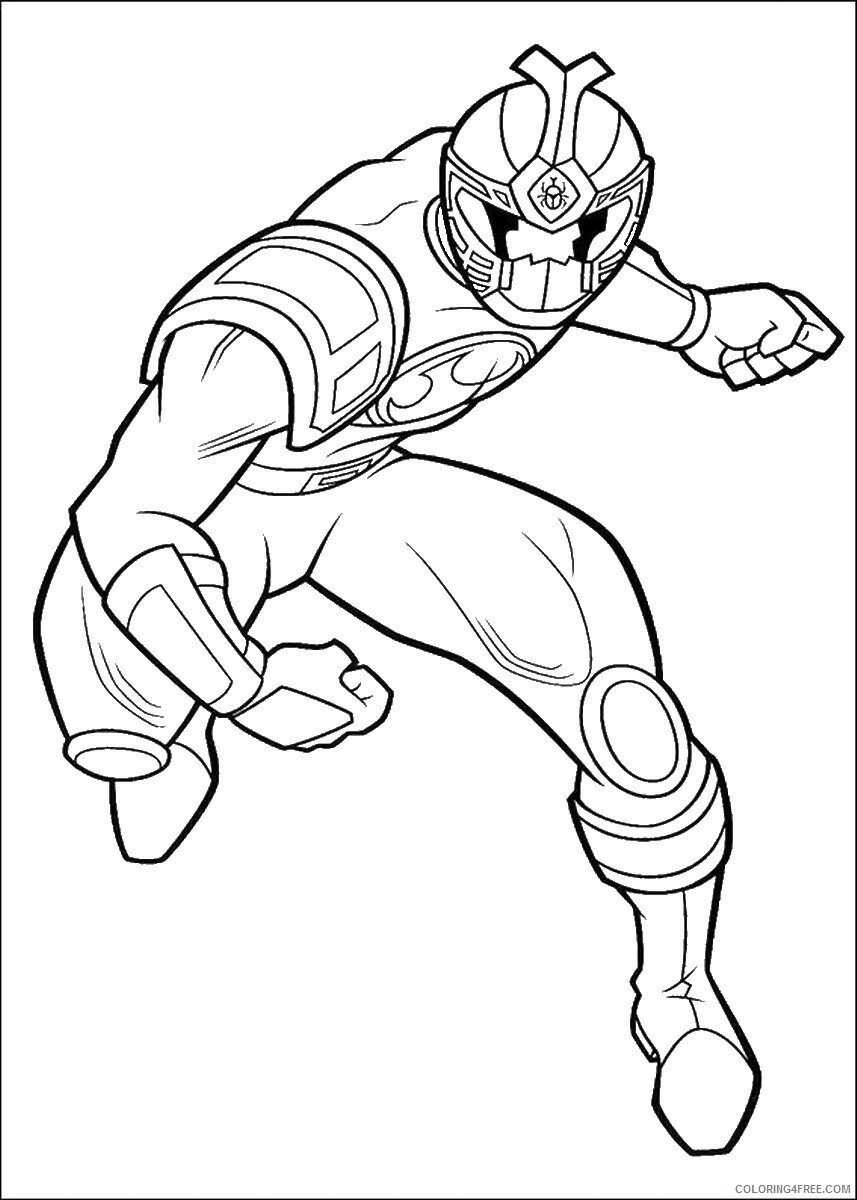 Power Rangers Coloring Pages TV Film power_rangers9 Printable 2020 06704 Coloring4free