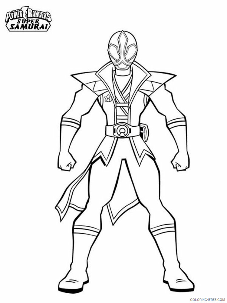 power rangers coloring pages tv film samurai for boys 5
