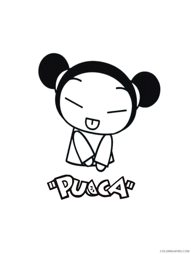 Pucca Coloring Pages TV Film Pucca 13 Printable 2020 06884 Coloring4free