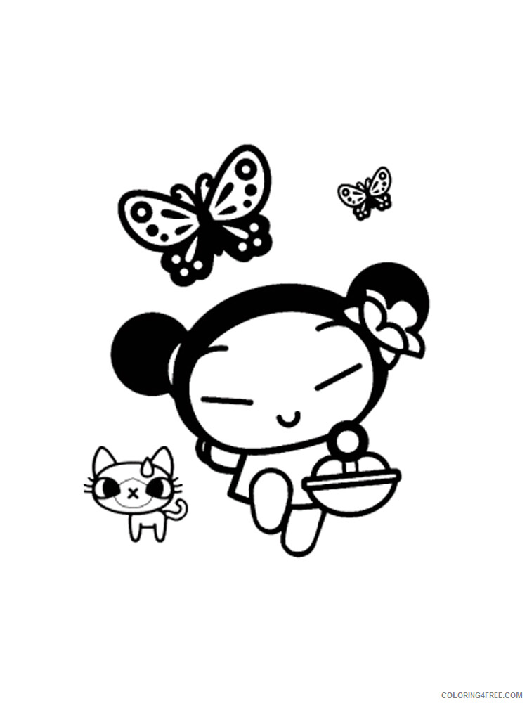 Pucca Coloring Pages TV Film Pucca 3 Printable 2020 06892 Coloring4free