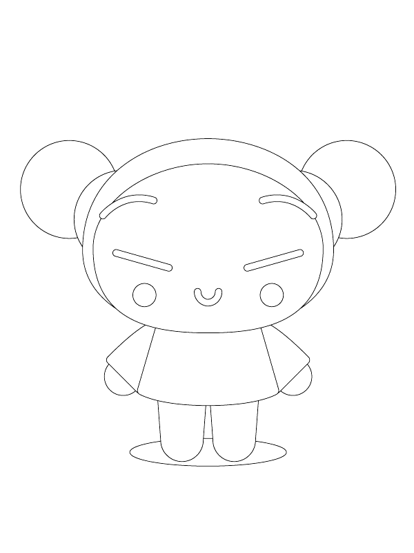 Pucca Coloring Pages TV Film pucca 17 Printable 2020 06888 Coloring4free