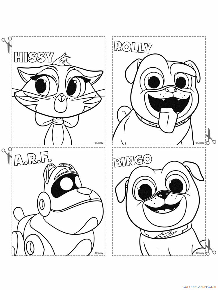 Puppy Dog Pals Coloring Pages TV Film Puppy Dog Pals 1 Printable 2020 06904 Coloring4free