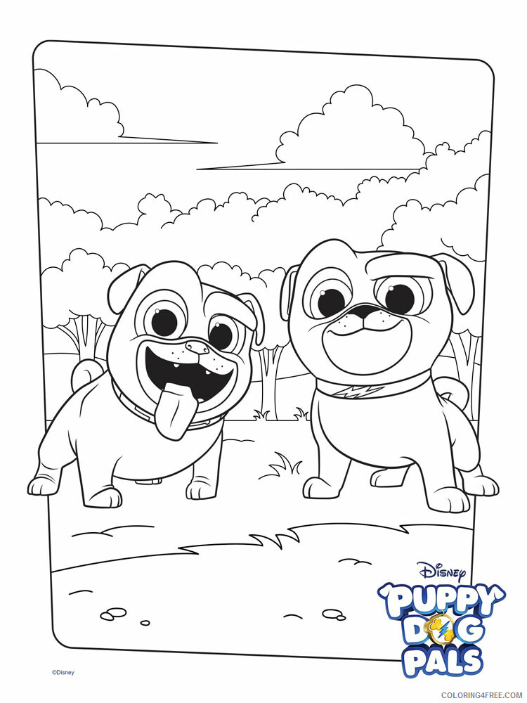 Puppy Dog Pals Coloring Pages TV Film Puppy Dog Pals 12 Printable 2020 06907 Coloring4free