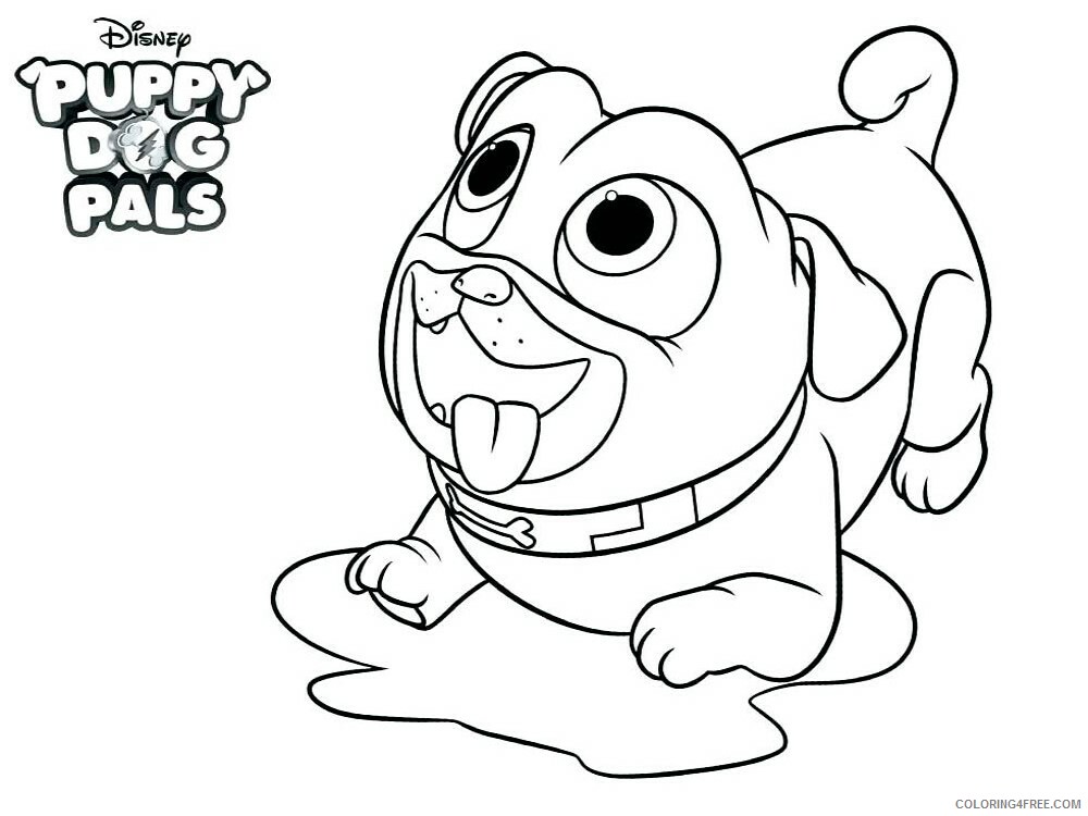 Puppy Dog Pals Coloring Pages TV Film Puppy Dog Pals 4 Printable 2020 06913 Coloring4free