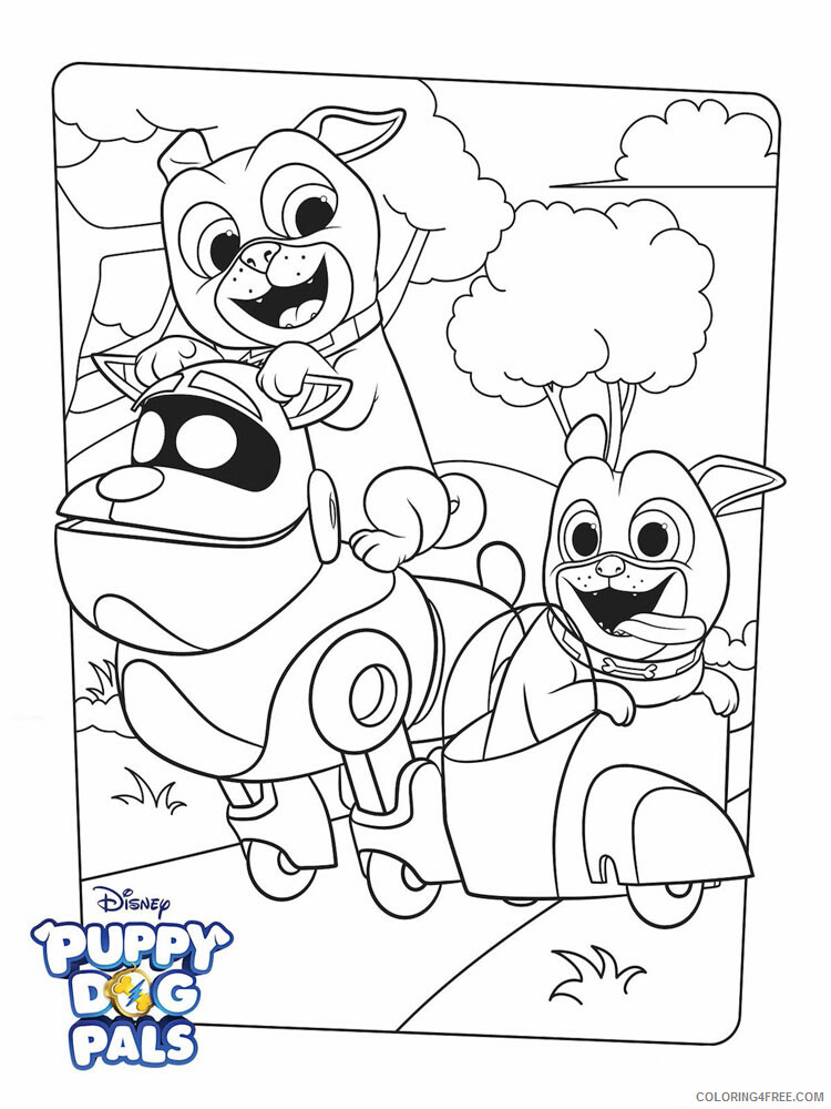 Puppy Dog Pals Coloring Pages TV Film Puppy Dog Pals 9 Printable 2020 06918 Coloring4free