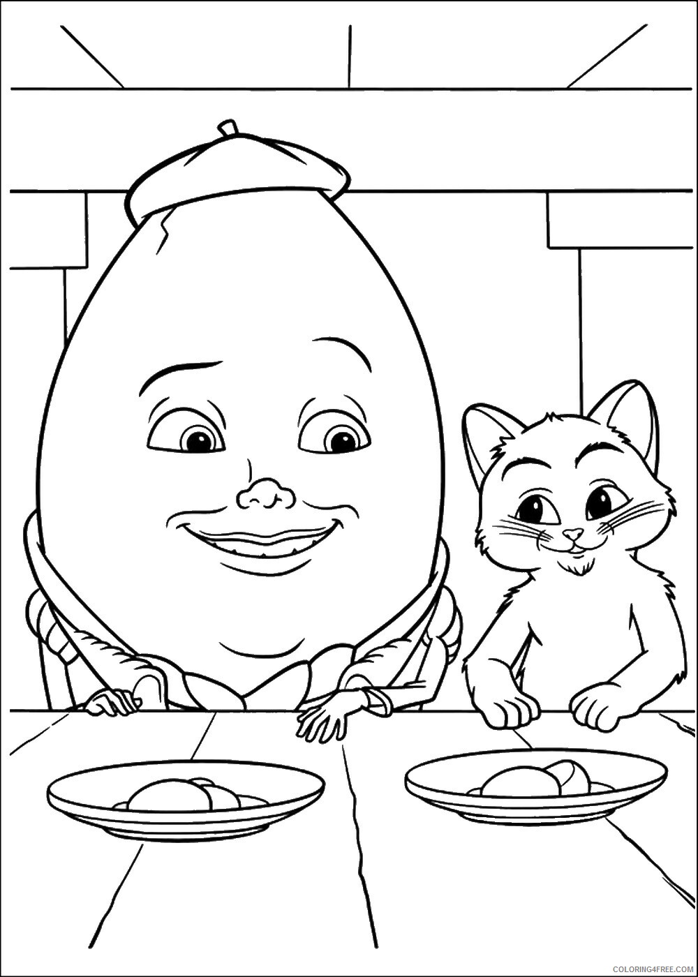 Puss in Boots Coloring Pages TV Film puss_boots_cl_16 Printable 2020 06925 Coloring4free