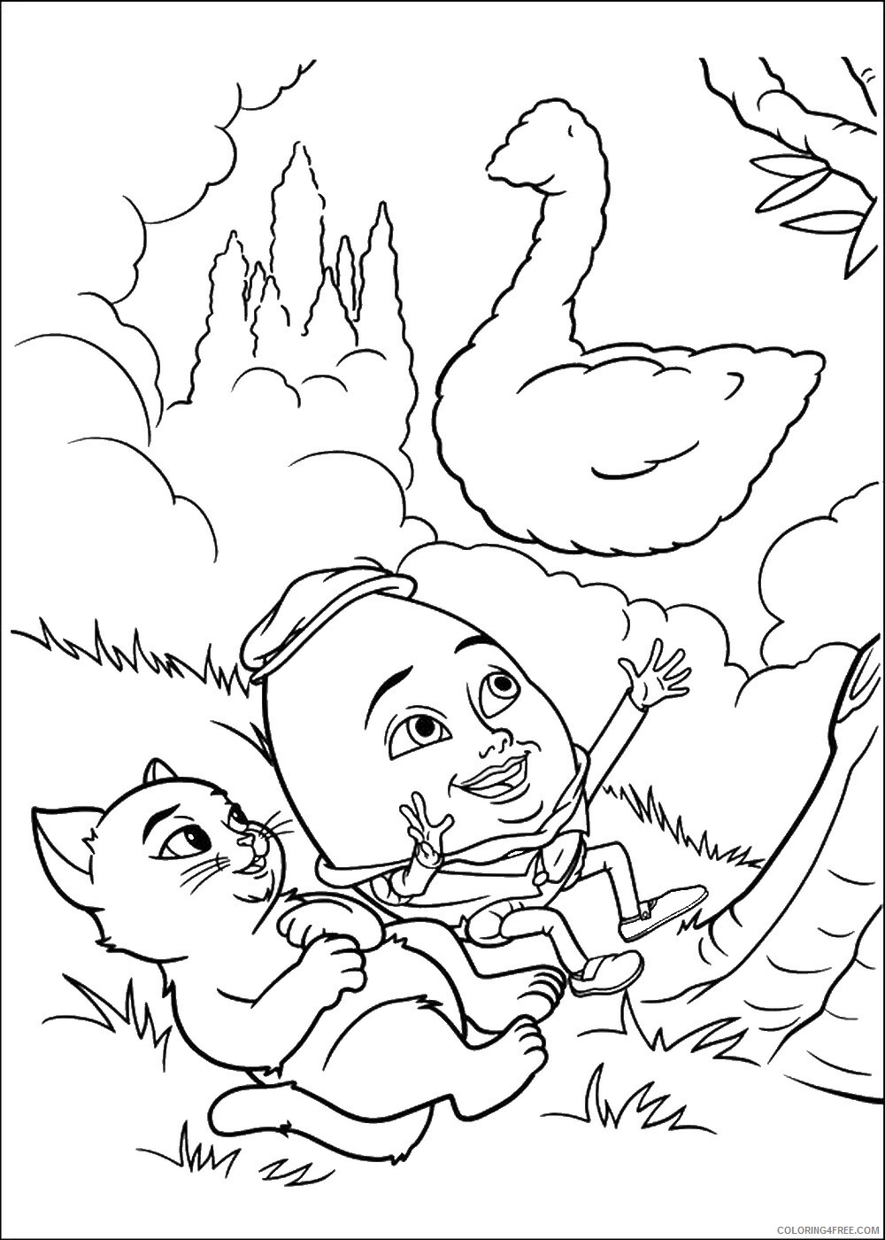 Puss in Boots Coloring Pages TV Film puss_boots_cl_17 Printable 2020 06926 Coloring4free