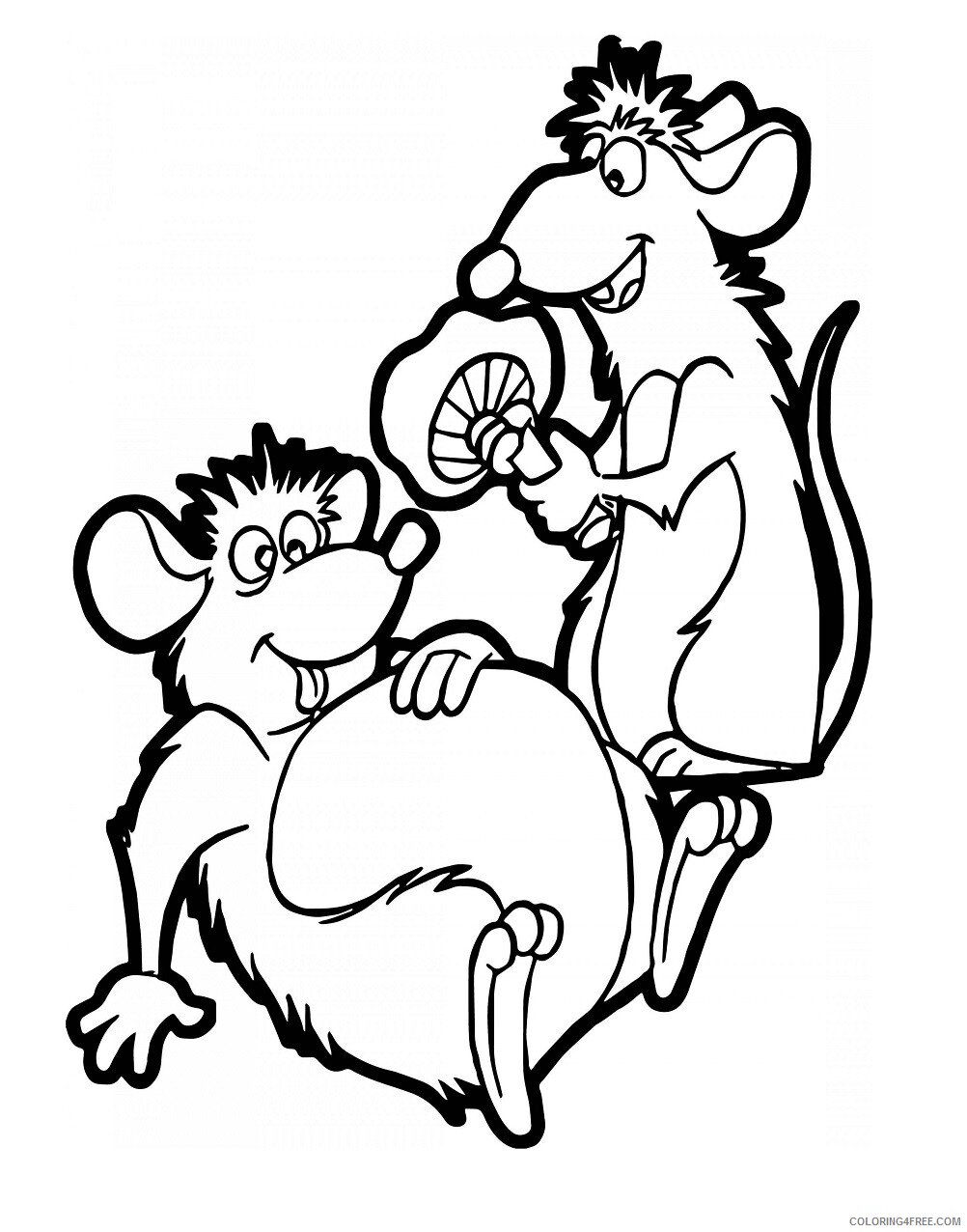 Ratatouille Coloring Pages TV Film cheese disney fresh Printable 2020 06966 Coloring4free