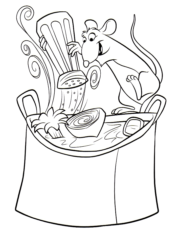 Ratatouille Coloring Pages TV Film how to draw disney ratatouille 2020 06967 Coloring4free