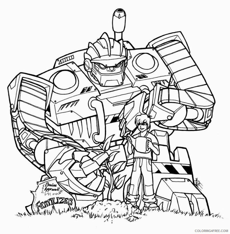Rescue Bots Coloring Pages TV Film Cool Rescue Bots Printable 2020 07072 Coloring4free