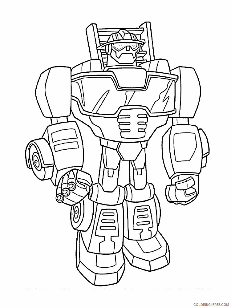 Rescue Bots Coloring Pages TV Film Rescue Bots 2 Printable 2020 07086 Coloring4free