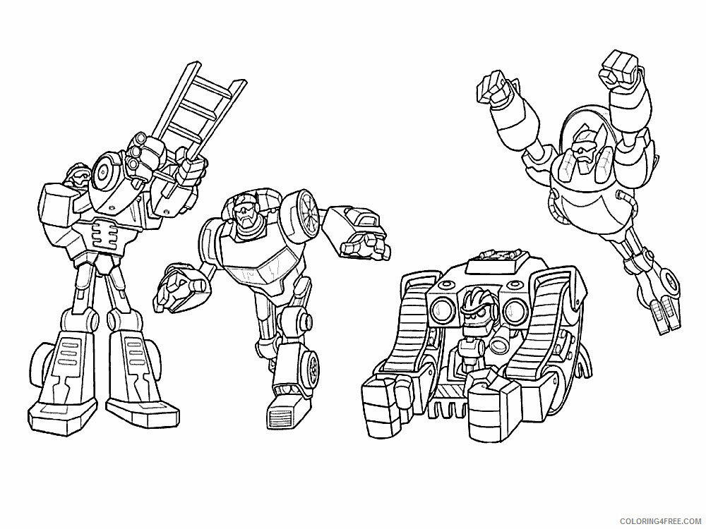 Rescue Bots Coloring Pages TV Film Rescue Bots 3 Printable 2020 07087 Coloring4free
