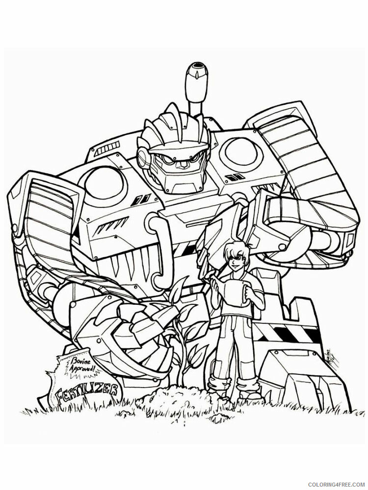 Rescue Bots Coloring Pages TV Film Rescue Bots 7 Printable 2020 07091 Coloring4free
