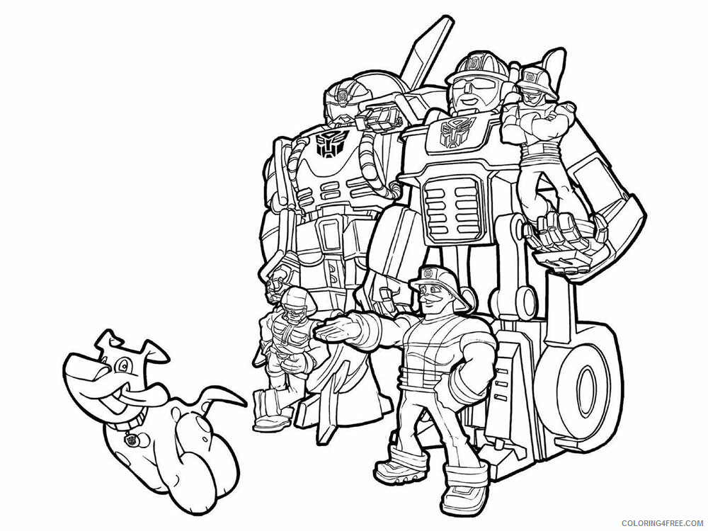 Rescue Bots Coloring Pages TV Film Rescue Bots 8 Printable 2020 07092 Coloring4free