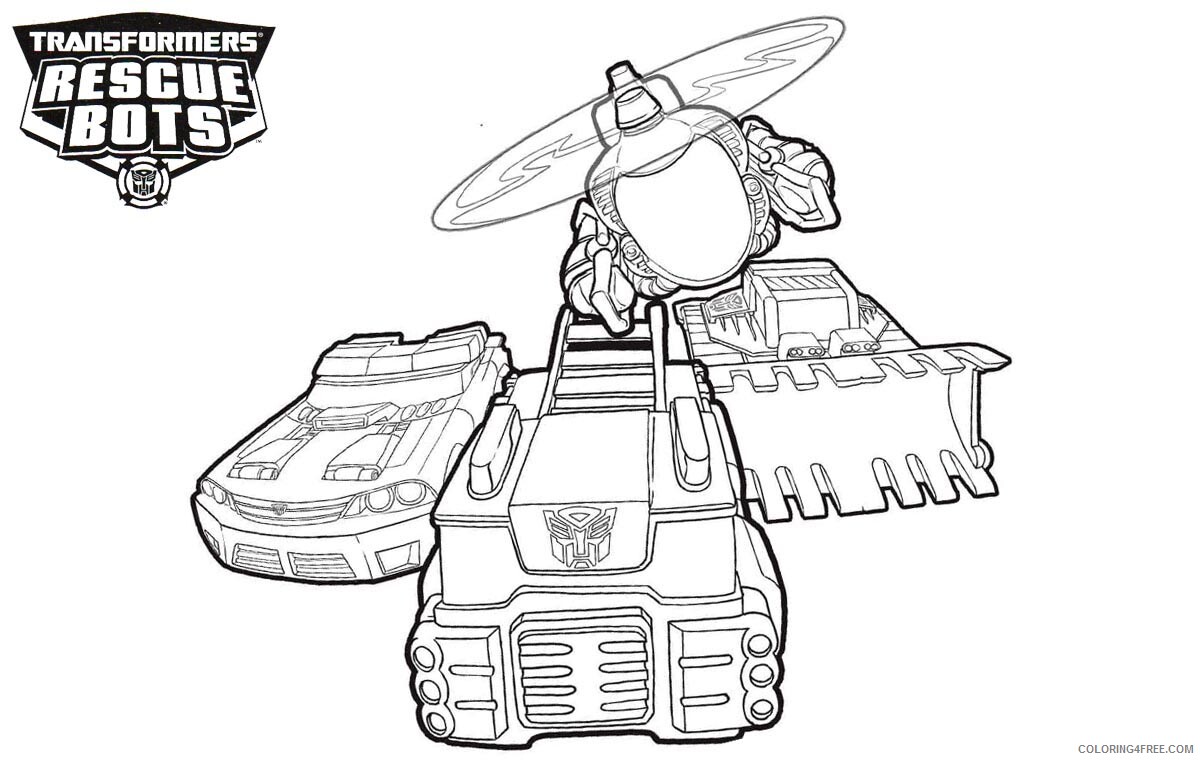 Rescue Bots Coloring Pages TV Film Rescue Bots Printable 2020 07080 Coloring4free