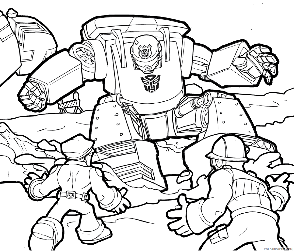 Rescue Bots Coloring Pages TV Film Rescue Bots Printable 2020 07081 Coloring4free