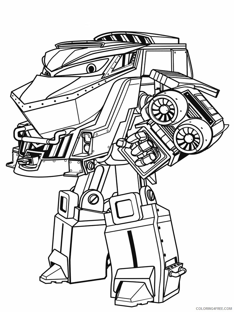 Robot Trains Coloring Pages TV Film Robot Trains 6 Printable 2020 07180 Coloring4free