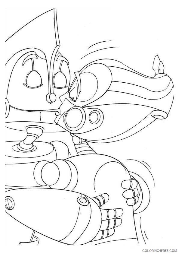 Robots Movie Coloring Pages TV Film robots 12 Printable 2020 07206 Coloring4free