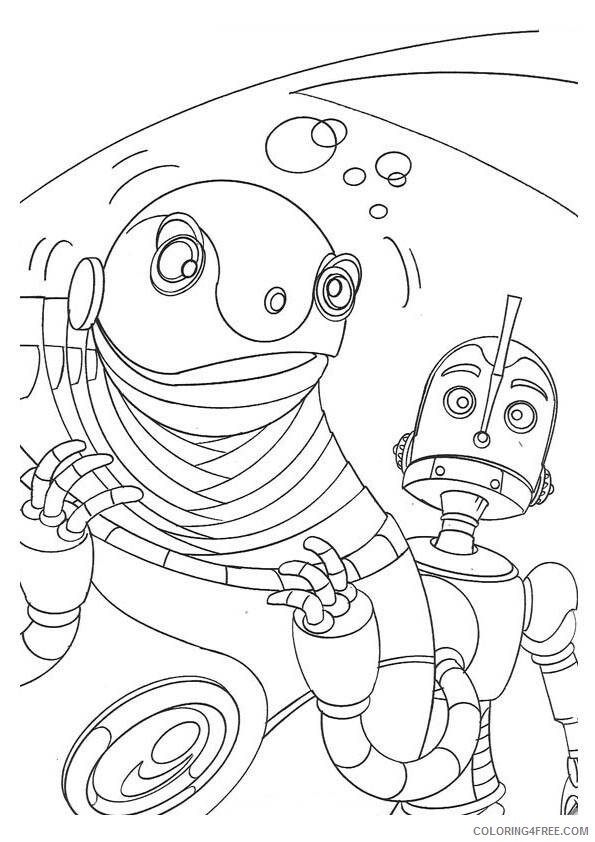 Robots Movie Coloring Pages TV Film robots 13 Printable 2020 07207 Coloring4free