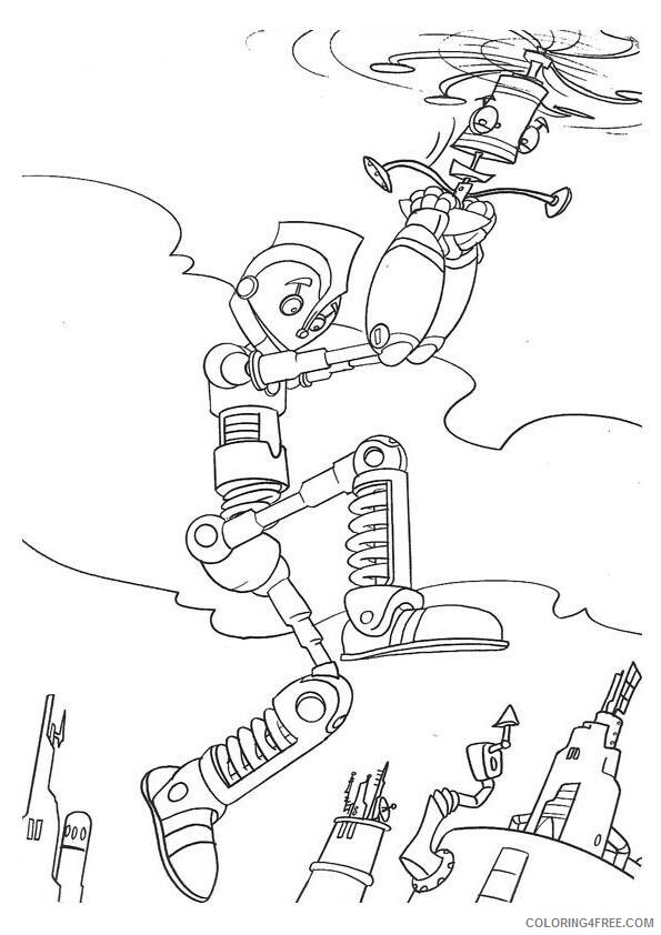 Robots Movie Coloring Pages TV Film robots 16 Printable 2020 07210 Coloring4free