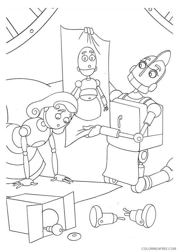 Robots Movie Coloring Pages TV Film robots 17 Printable 2020 07211 Coloring4free