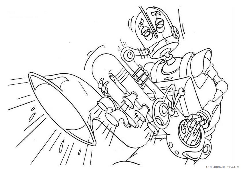 Robots Movie Coloring Pages TV Film robots 2 Printable 2020 07212 Coloring4free