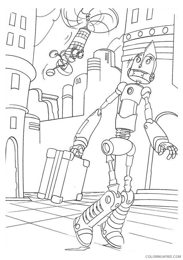 Robots Movie Coloring Pages TV Film robots 4 Printable 2020 07214 Coloring4free
